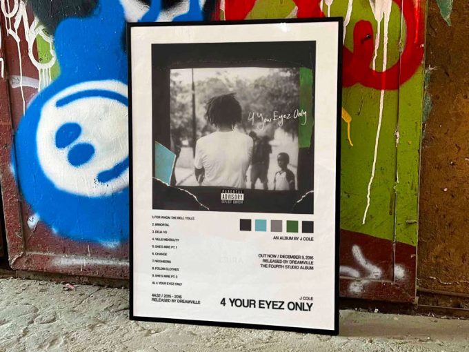 J Cole &Quot;4 Your Eyez Only&Quot; Album Cover Poster For Home Room Decor #2 2