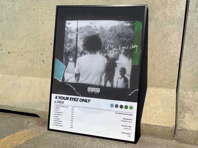 J Cole &Quot;4 Your Eyez Only&Quot; Album Cover Poster For Home Room Decor #6 2