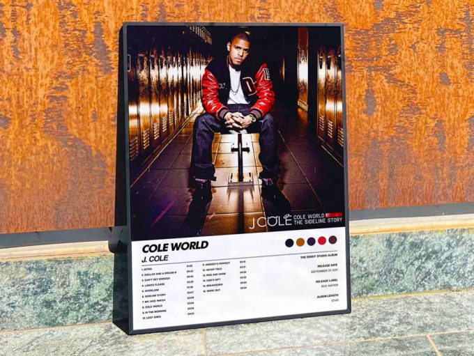 J Cole &Quot;Cole World&Quot; Album Cover Poster For Home Room Decor #6 2