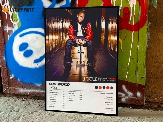 J Cole &Amp;Quot;Cole World&Amp;Quot; Album Cover Poster For Home Room Decor #6 1