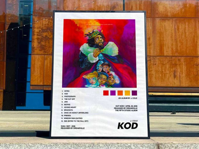 J Cole &Quot;Kod&Quot; Album Cover Poster #2 2