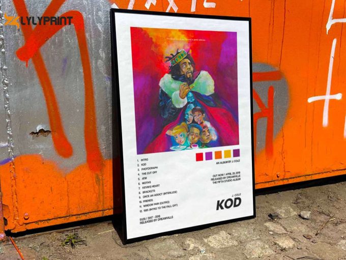 J Cole &Amp;Quot;Kod&Amp;Quot; Album Cover Poster #2 1