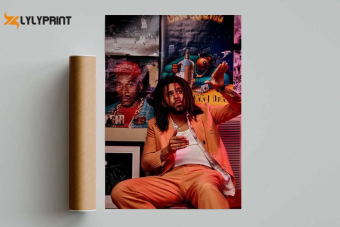 J. Cole Posters / J. Cole Album Cover Poster, Poster Print Wall Art, Custom Poster, Home Decor, 4 Your Eyez Only, Dreamville, J Cole Poster 1