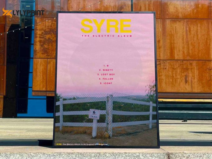 Jaden &Amp;Quot;Syre The Electric Album&Amp;Quot; Album Cover Poster For Home Room Decor #Fac 1