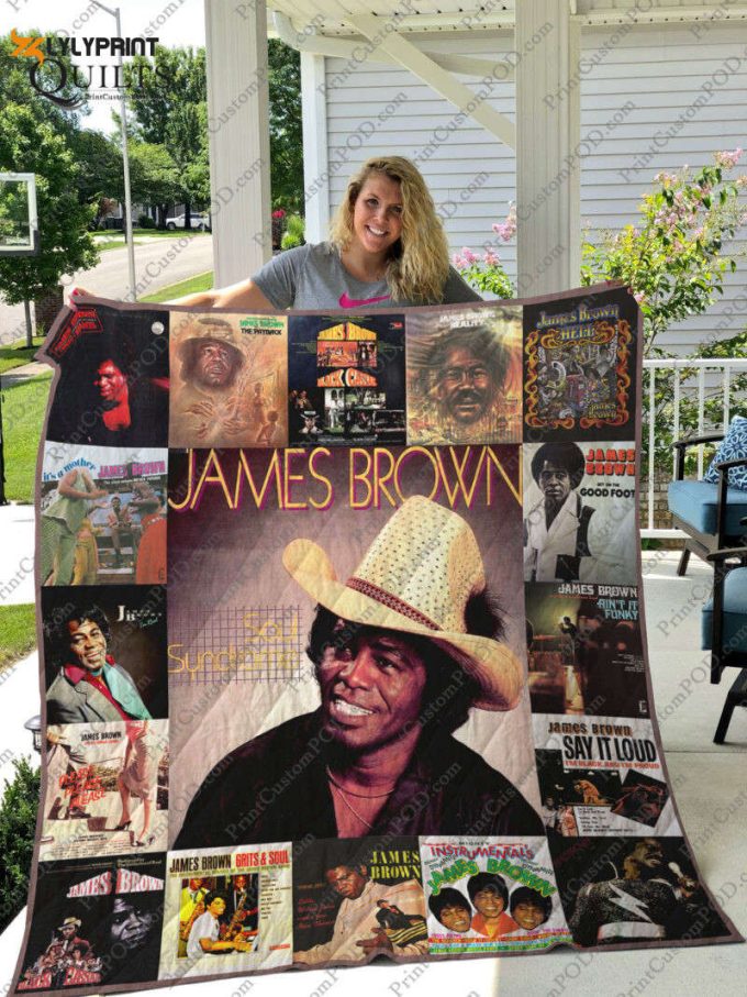 James Brown Quilt Blanket Gift For Home Decor For Fans 1