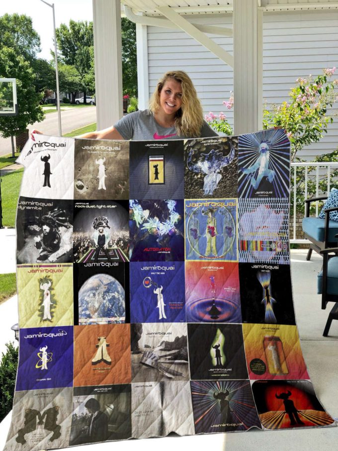 Jamiroquai Quilt Blanket For Fans Home Decor Gift 3