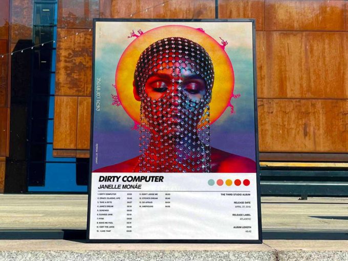 Janelle Monae &Quot;Dirty Computer&Quot; Album Cover Poster #6 2