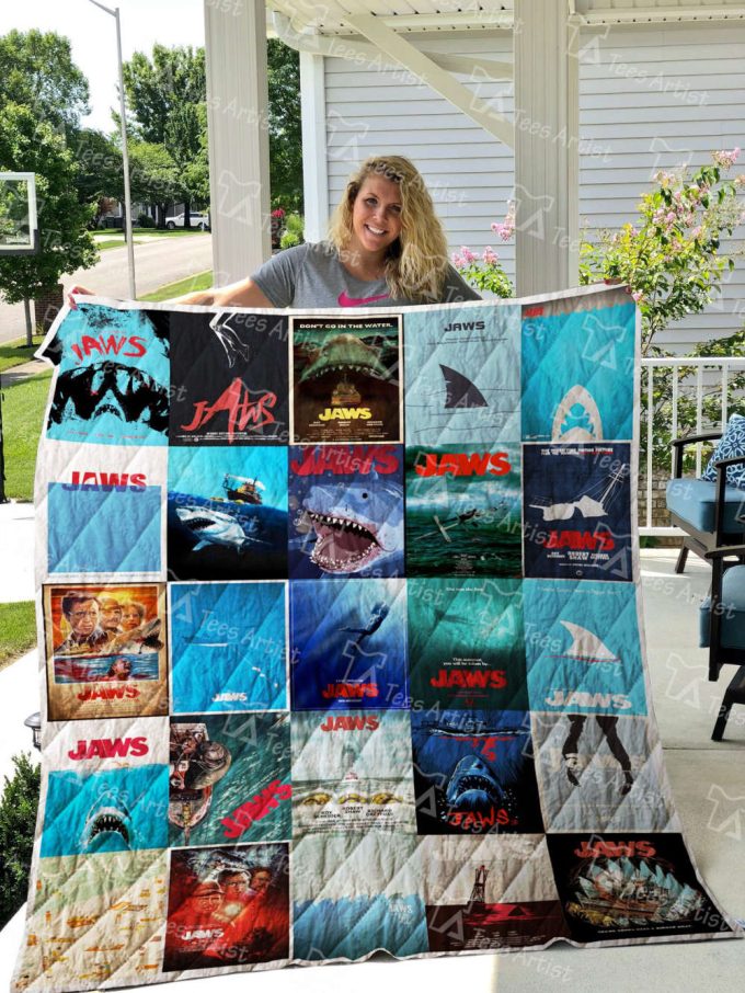 Jaws 2 Quilt Blanket For Fans Home Decor Gift 2