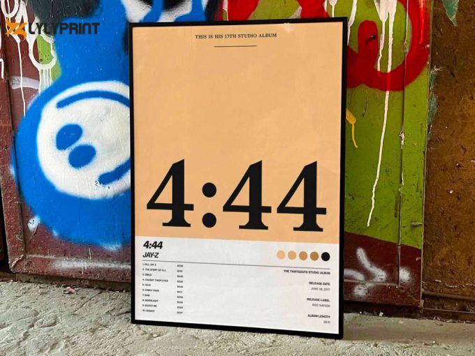 Jay-Z &Amp;Quot;4-44&Amp;Quot; Album Cover Poster #6 1