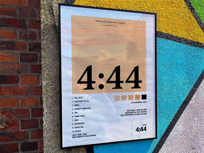 Jay-Z &Quot;444&Quot; Album Cover Poster #2 2