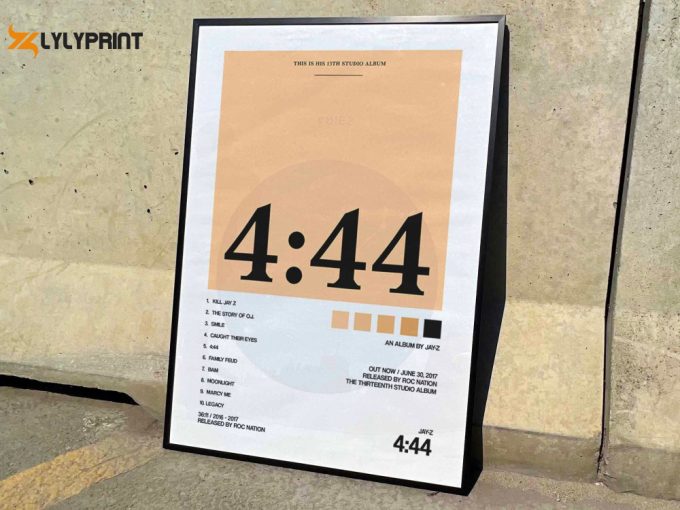 Jay-Z &Amp;Quot;444&Amp;Quot; Album Cover Poster #2 1