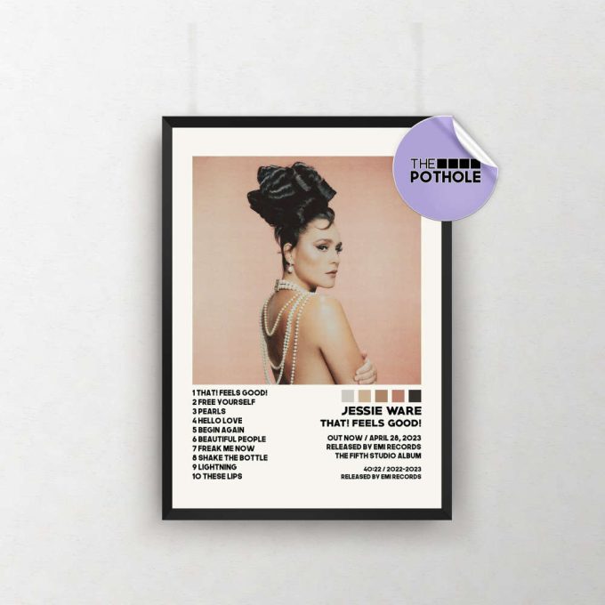 Jessie Ware Poster / That! Feels Good! Poster / Album Cover Poster, Print Wall Art, Custom Poster, Home Decor, Jessie Ware, That! Feels Good 2