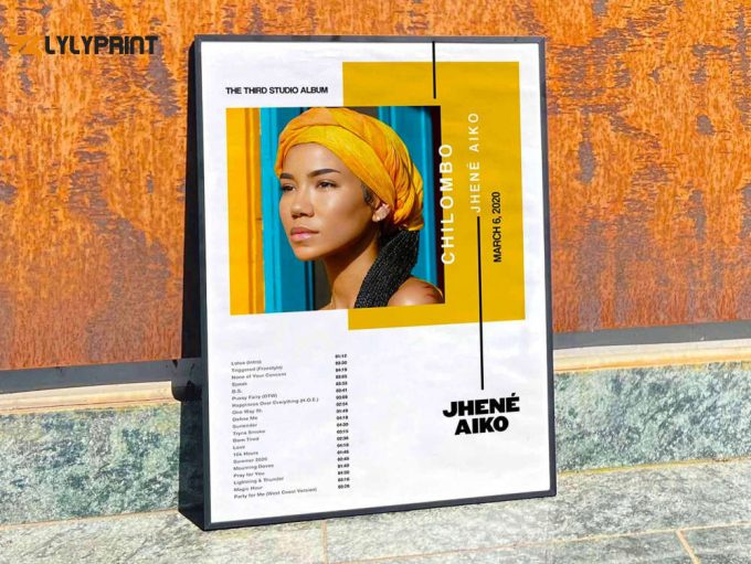 Jhene Aiko &Amp;Quot;Chilombo&Amp;Quot; Album Cover Poster #3 1