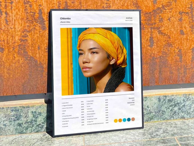 Jhene Aiko &Quot;Chilombo&Quot; Album Cover Poster For Home Room Decor #5 2