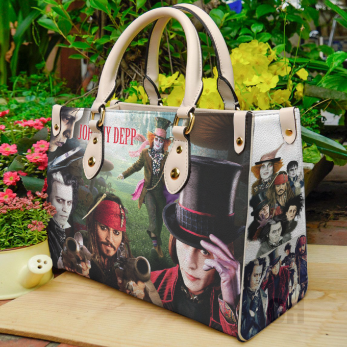 Stylish Johnny Depp Leather Hand Bag Gift For Women'S Day - Perfect Women S Day Gift 2