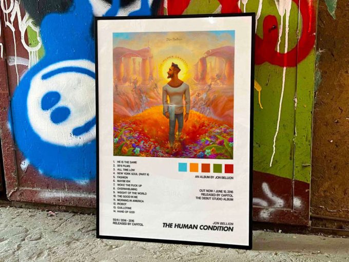 Jon Bellion &Quot;The Human Condition&Quot; Album Cover Poster #2 2