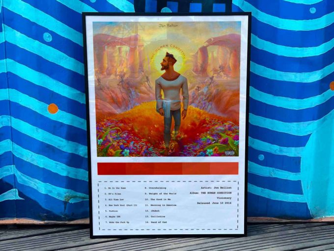 Jon Bellion &Quot;The Human Condition&Quot; Album Cover Poster For Home Room Decor #4 2