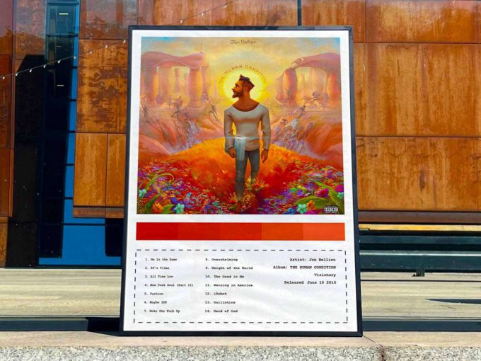 Jon Bellion &Quot;The Human Condition&Quot; Album Cover Poster For Home Room Decor #4 3