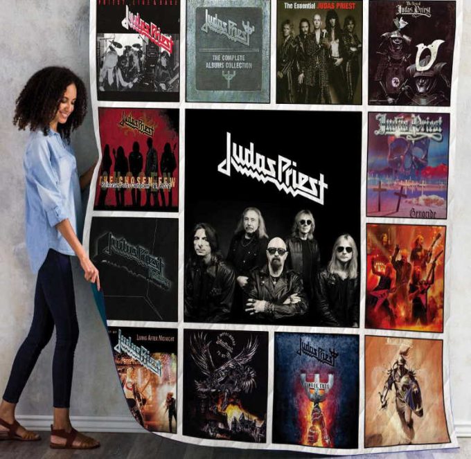 Judas Priest 2 Quilt Blanket For Fans Home Decor Gift 2