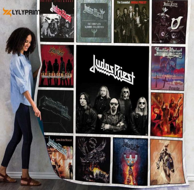 Judas Priest 2 Quilt Blanket For Fans Home Decor Gift 1