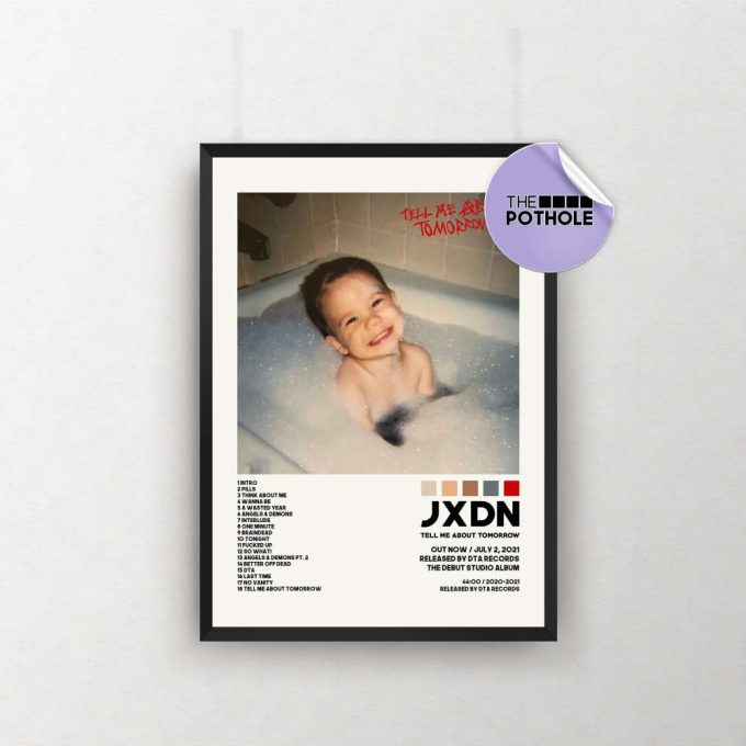 Jxdn Posters / Tell Me About Tomorrow Poster / Album Cover Poster, Poster Print Wall Art, Custom Poster, Home Decor, Jxdn 2