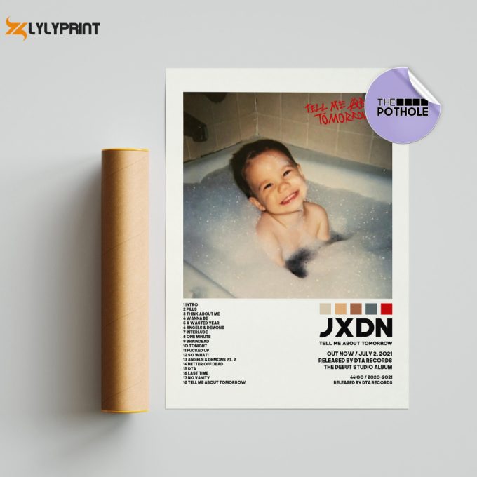 Jxdn Posters / Tell Me About Tomorrow Poster / Album Cover Poster, Poster Print Wall Art, Custom Poster, Home Decor, Jxdn 1