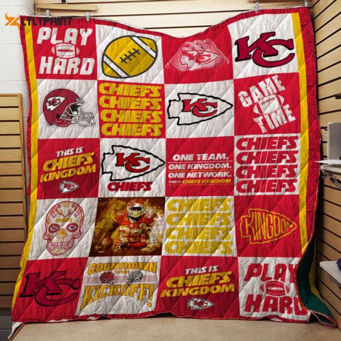Kansas City Chiefs 3D Customized Quilt Blanket For Fans Home Decor Gift 1