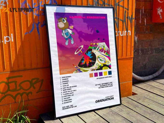 Kanye West &Amp;Quot;Graduation&Amp;Quot; Album Cover Poster 1