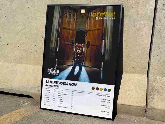 Kanye West &Quot;Late Registration&Quot; Album Cover Poster 2