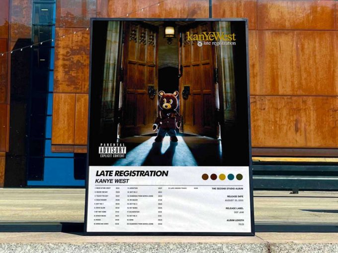 Kanye West &Quot;Late Registration&Quot; Album Cover Poster 3