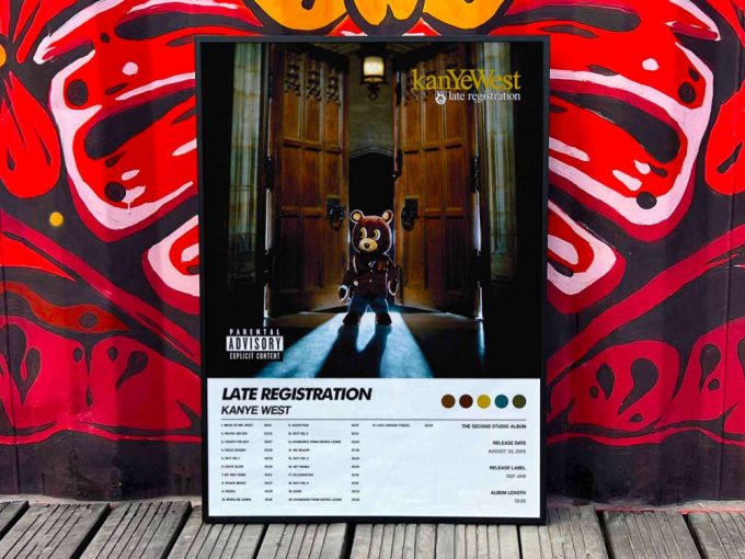 Kanye West &Quot;Late Registration&Quot; Album Cover Poster 4
