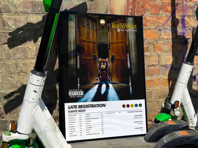 Kanye West &Quot;Late Registration&Quot; Album Cover Poster 6