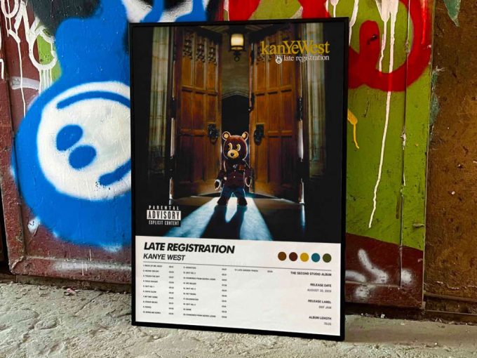 Kanye West &Quot;Late Registration&Quot; Album Cover Poster 7