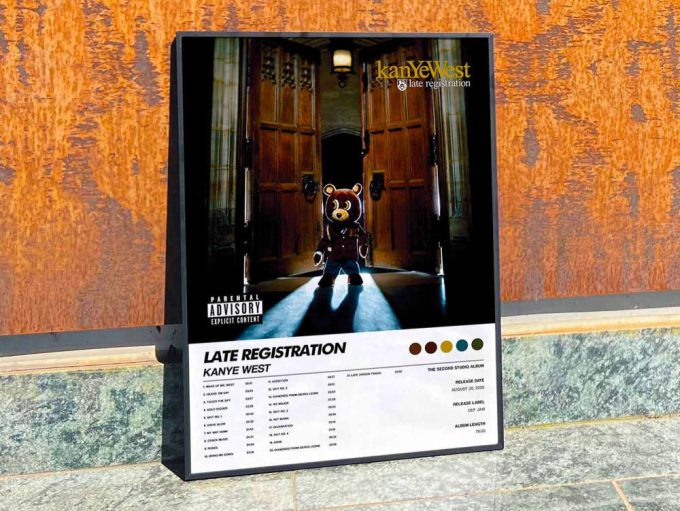 Kanye West &Quot;Late Registration&Quot; Album Cover Poster 8