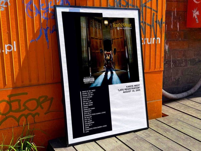 Kanye West &Quot;Late Registration&Quot; Album Cover Poster For Home Room Decor 3