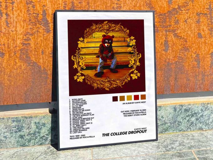 Kanye West &Quot;The College Dropout&Quot; Album Cover Poster 2