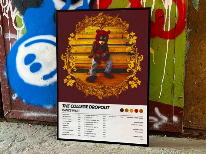 Kanye West &Quot;The College Dropout&Quot; Album Cover Poster 2
