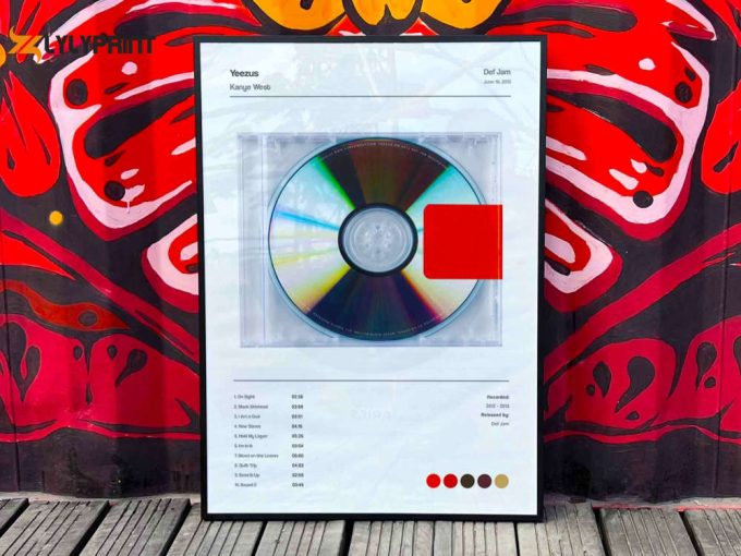 Kanye West &Amp;Quot;Yeezus&Amp;Quot; Album Cover Poster For Home Room Decor 1