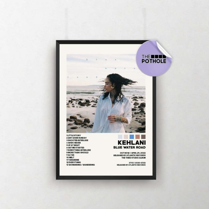 Kehlani Posters / Blue Water Road Poster / Album Cover Poster, Poster Print Wall Art, Custom Poster, Home Decor, Kehlani, Blue Water Road 2