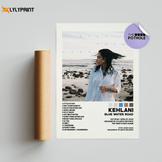 Kehlani Posters / Blue Water Road Poster / Album Cover Poster, Poster Print Wall Art, Custom Poster, Home Decor, Kehlani, Blue Water Road 1