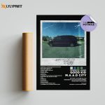 Kendrick Lamar / Kendrick Lamar Posters / Good Kid, M.A.A.d City Poster/ Album Cover Poster / Tracklist Poster, Custom Poster, BLCK