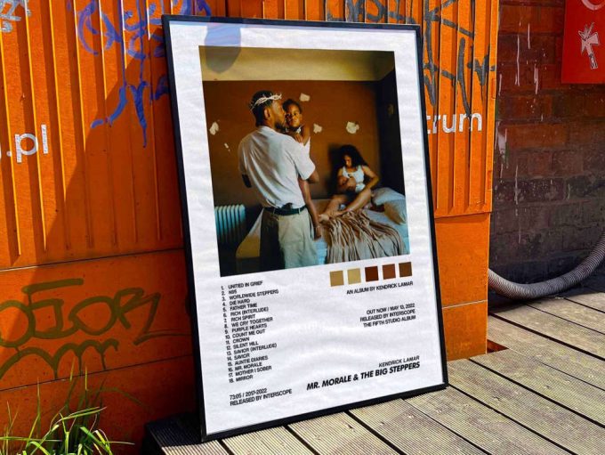 Kendrick Lamar &Quot;Mr Morale And The Big Steppers&Quot; / Custom Album Cover Poster, Custom Music Poster, Custom Music Wall Art, Tracklist Poster #2 2
