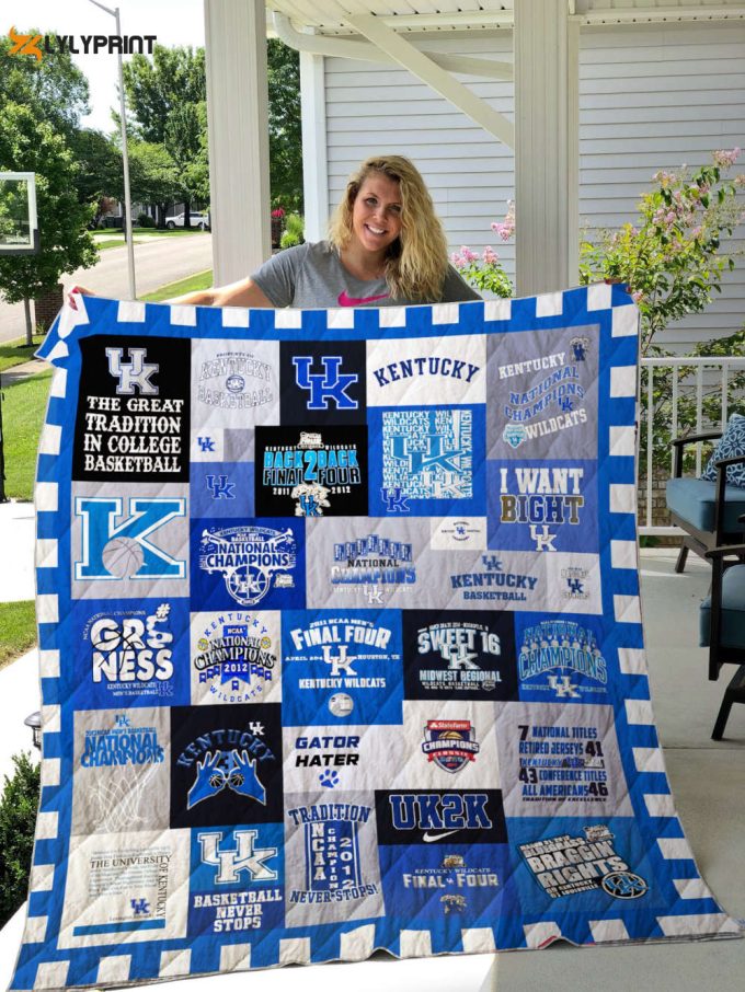 Kentucky Wildcats 2A Quilt Blanket For Fans Home Decor Gift 1