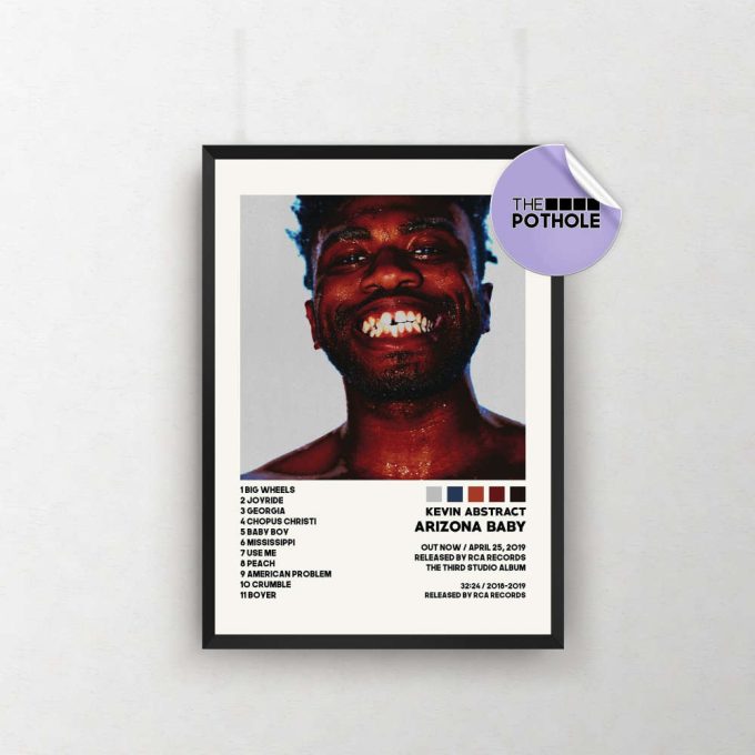 Kevin Abstract Posters / Arizona Baby Poster / Album Cover Poster, Poster Print Wall Art, Custom Poster, Home Decor, Kevin Abstract 2