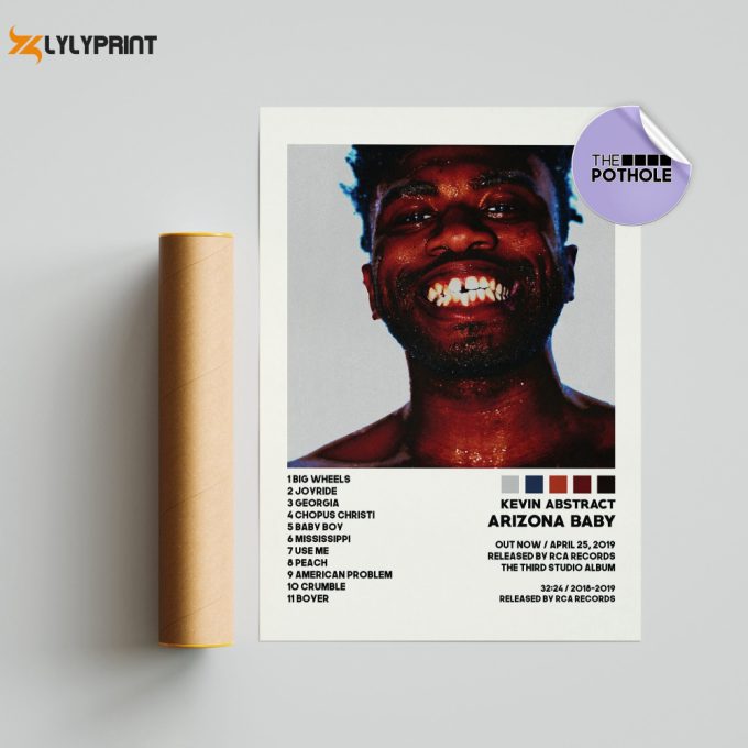 Kevin Abstract Posters / Arizona Baby Poster / Album Cover Poster, Poster Print Wall Art, Custom Poster, Home Decor, Kevin Abstract 1