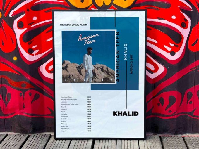 Khalid &Quot;American Teen&Quot; Album Cover Poster For Home Room Decor #3 2