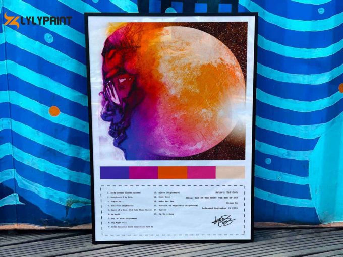 Kid Cudi &Amp;Quot;Man On The Moon&Amp;Quot; Album Cover Poster #4 1