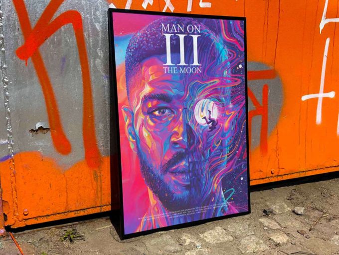 Kid Cudi &Quot;Man On The Moon Iii&Quot; Album Cover Poster For Home Room Decor #Fac 3