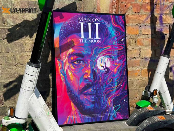 Kid Cudi &Amp;Quot;Man On The Moon Iii&Amp;Quot; Album Cover Poster For Home Room Decor #Fac 1