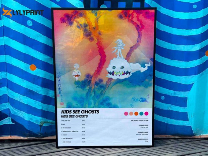 Kids See Ghosts &Amp;Quot;Kids See Ghosts&Amp;Quot; Album Cover Poster #6 1